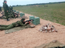 Новобранцы 19-й отдельной гвардейской механизированной бригады готовятся к службе