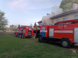 На пожаре в Лепельском районе погиб пенсионер